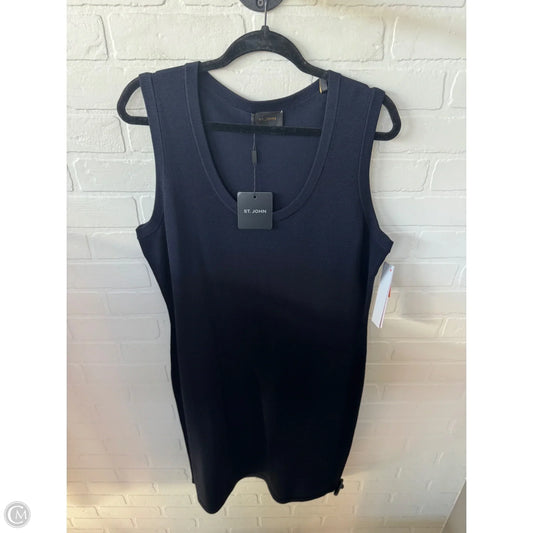 Dress Luxury Designer By St John Collection In Navy, Size: Xl