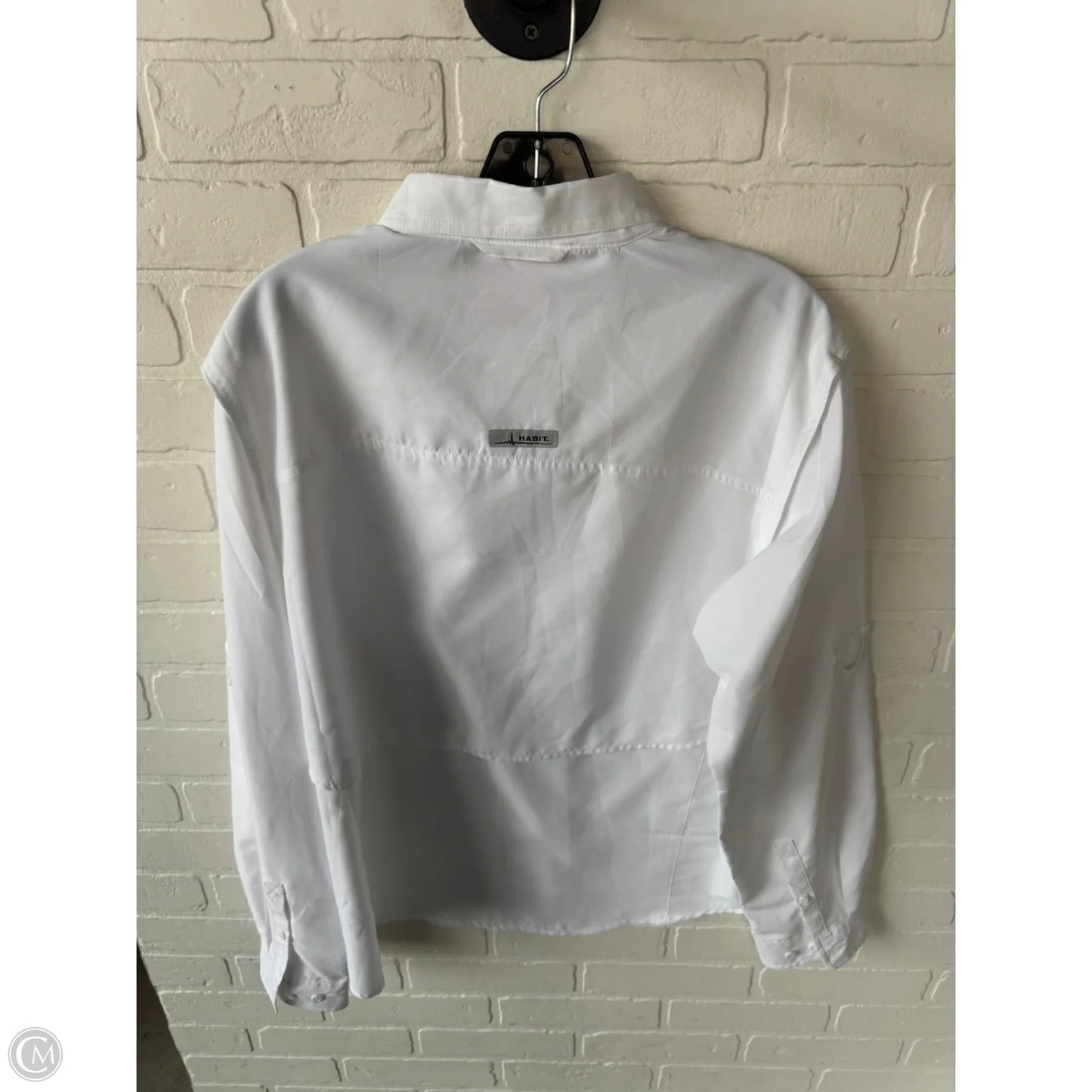Top Long Sleeve By Clothes Mentor In White, Size: Xl