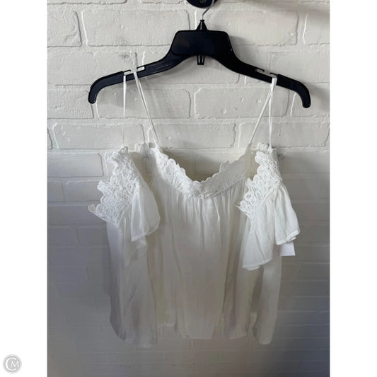 Top Short Sleeve By Blue Rain In White, Size: L