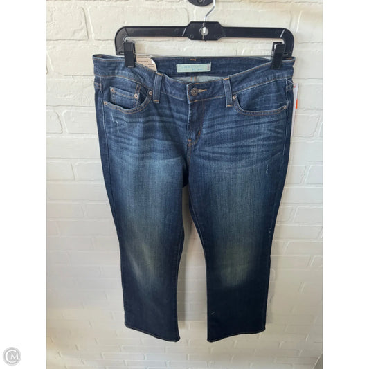 Jeans Boot Cut By Levis In Blue Denim, Size: 10