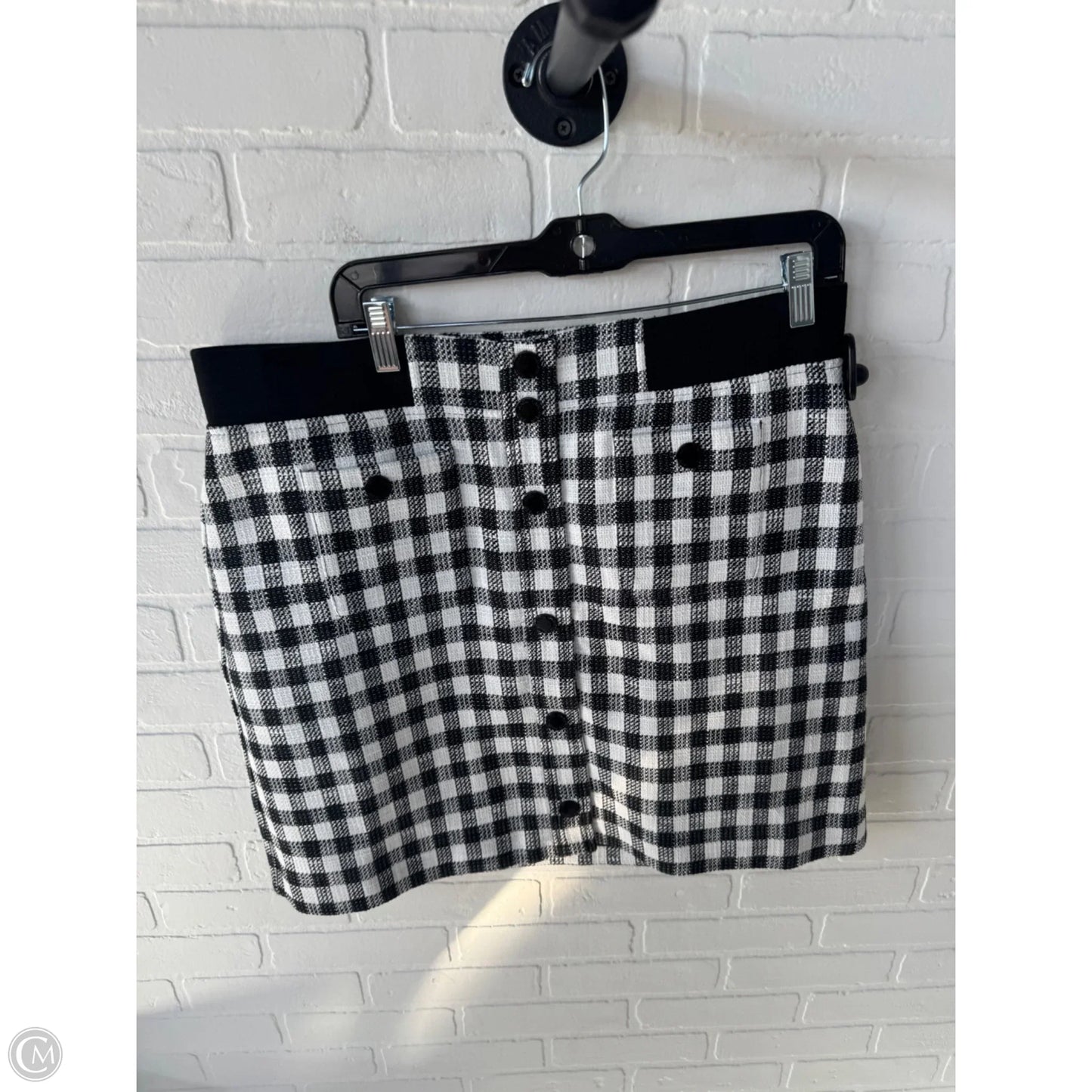 Skirt Designer By Karl Lagerfeld In Black & White, Size: 14