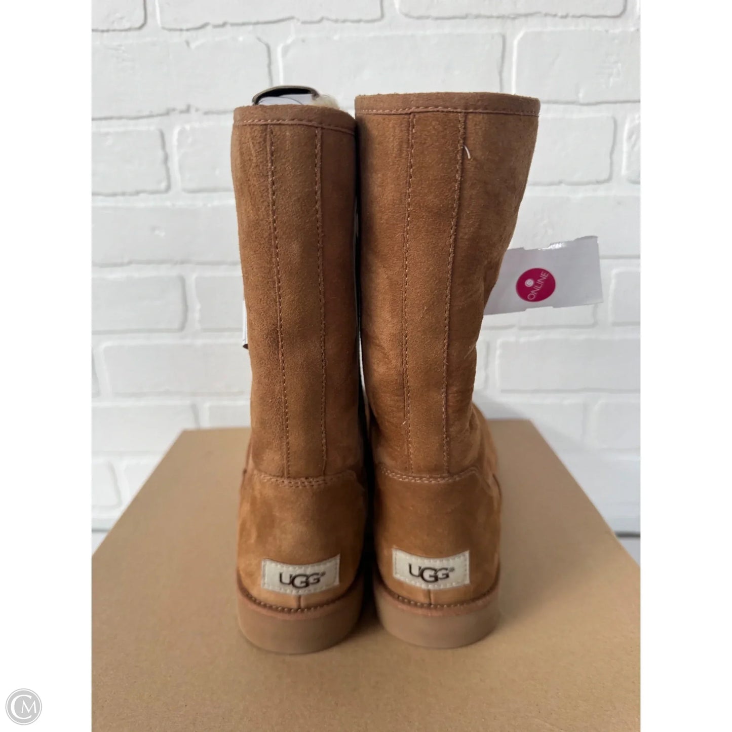 Boots Designer By Ugg In Brown, Size: 11