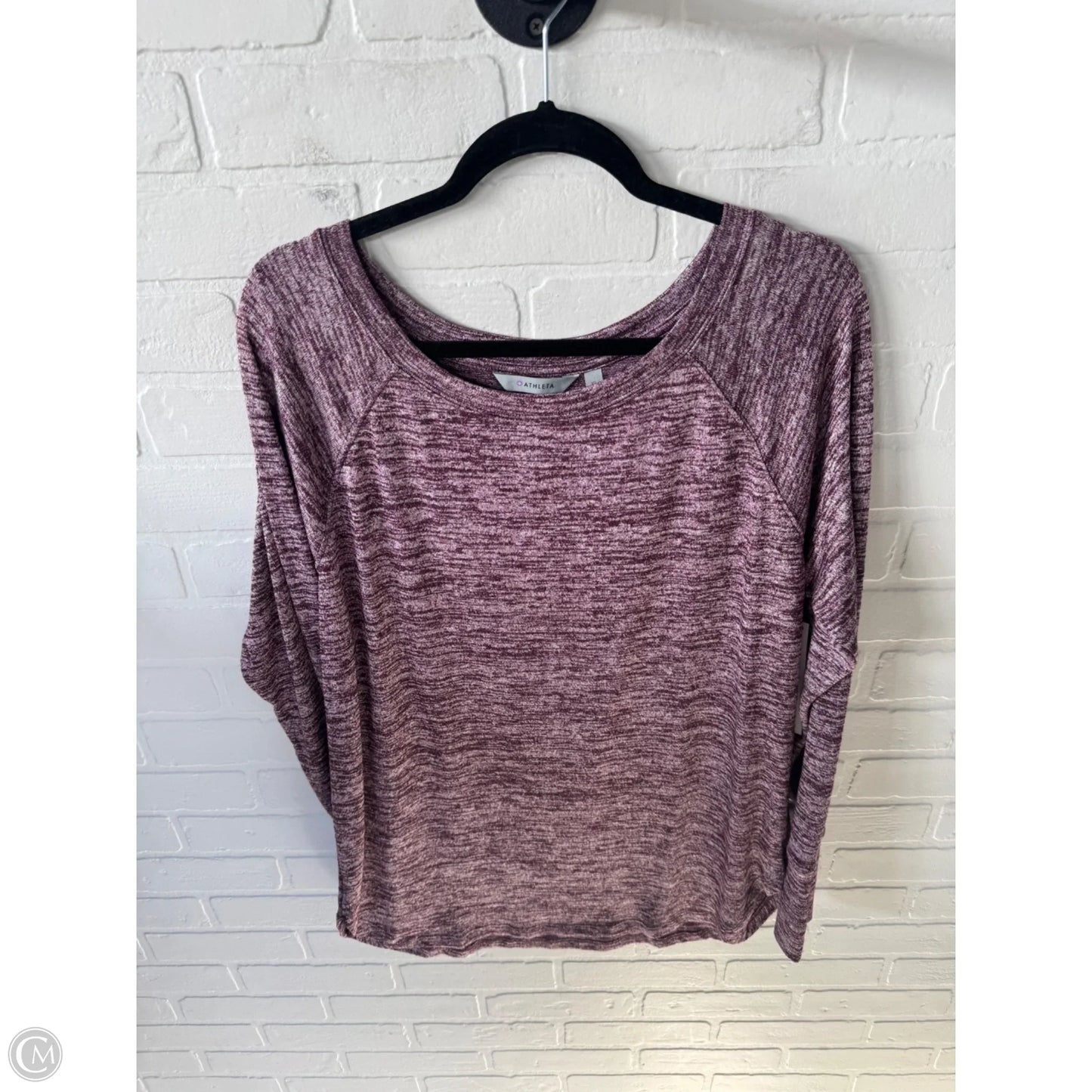 Athletic Top Long Sleeve Crewneck By Athleta In Red, Size: Xl