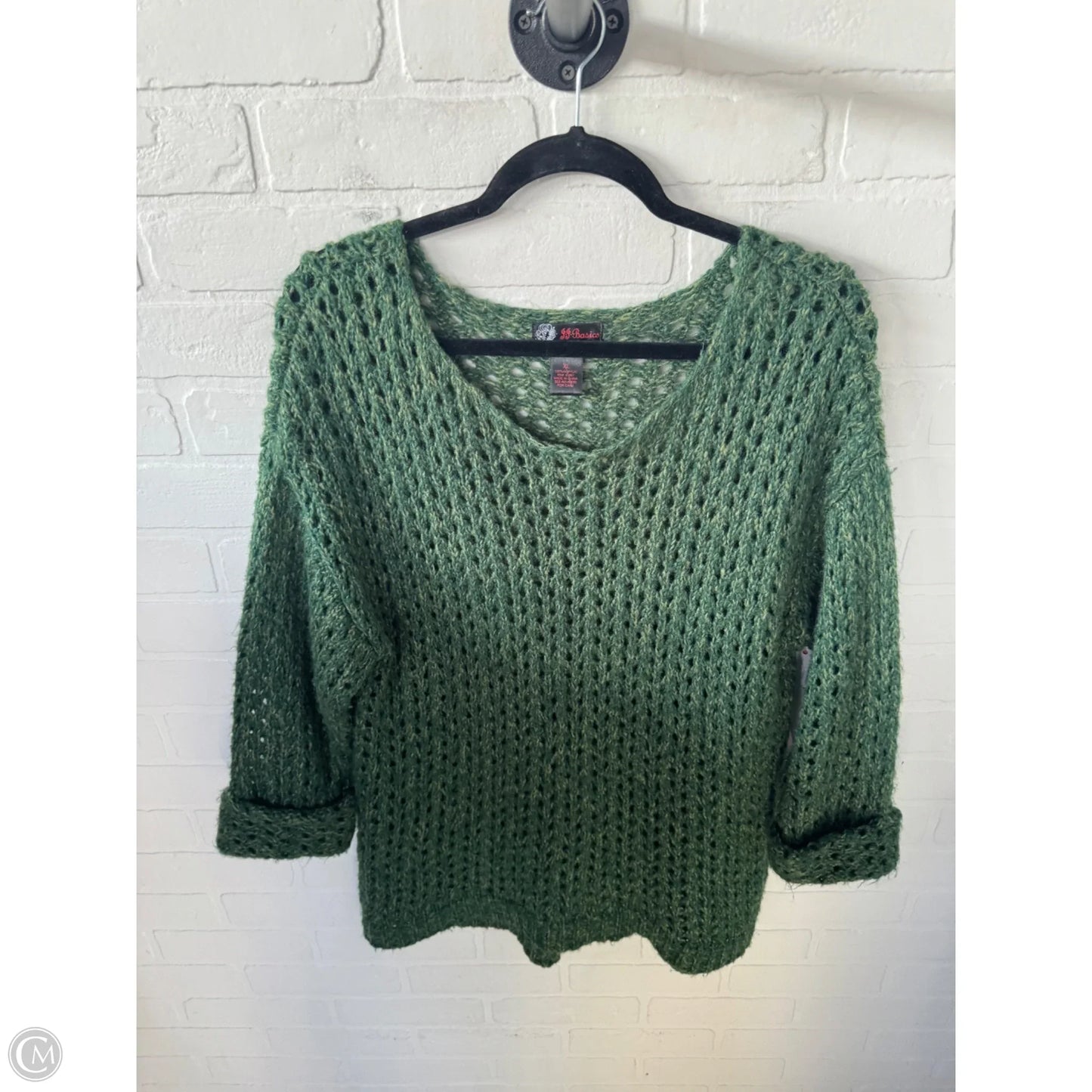 Sweater By Clothes Mentor In Green, Size: Xl