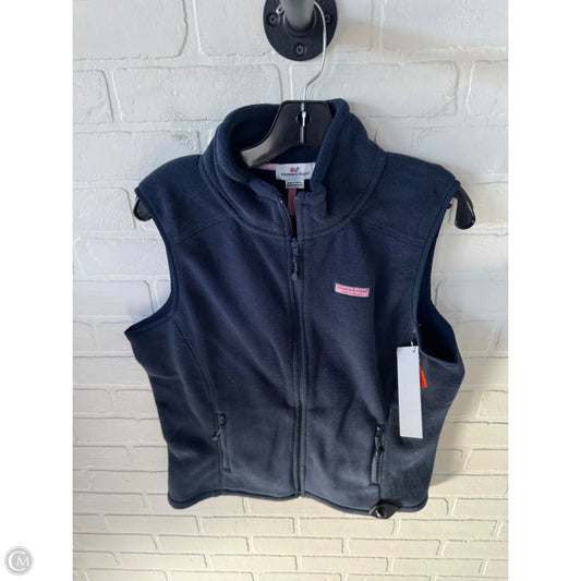 Vest Fleece By Vineyard Vines In Blue, Size: M