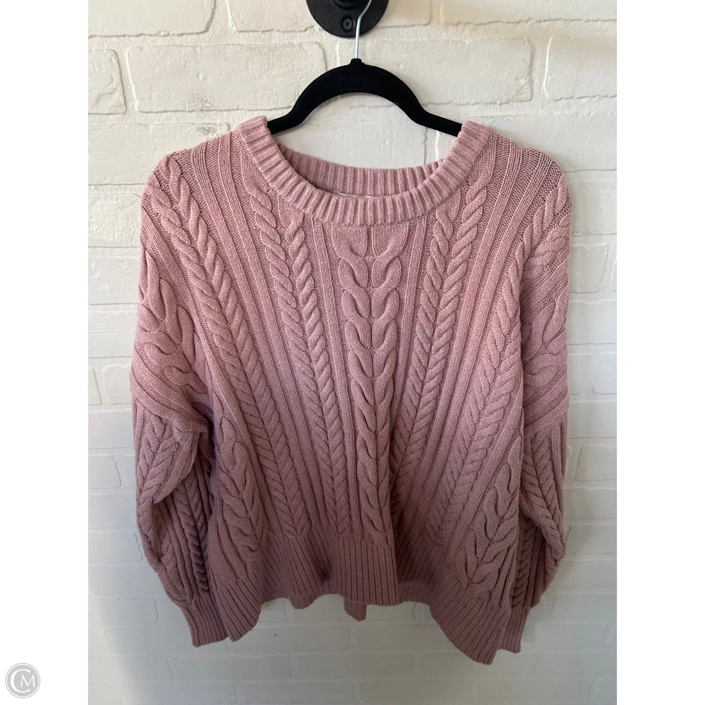 Sweater By Philosophy In Pink, Size: Xl