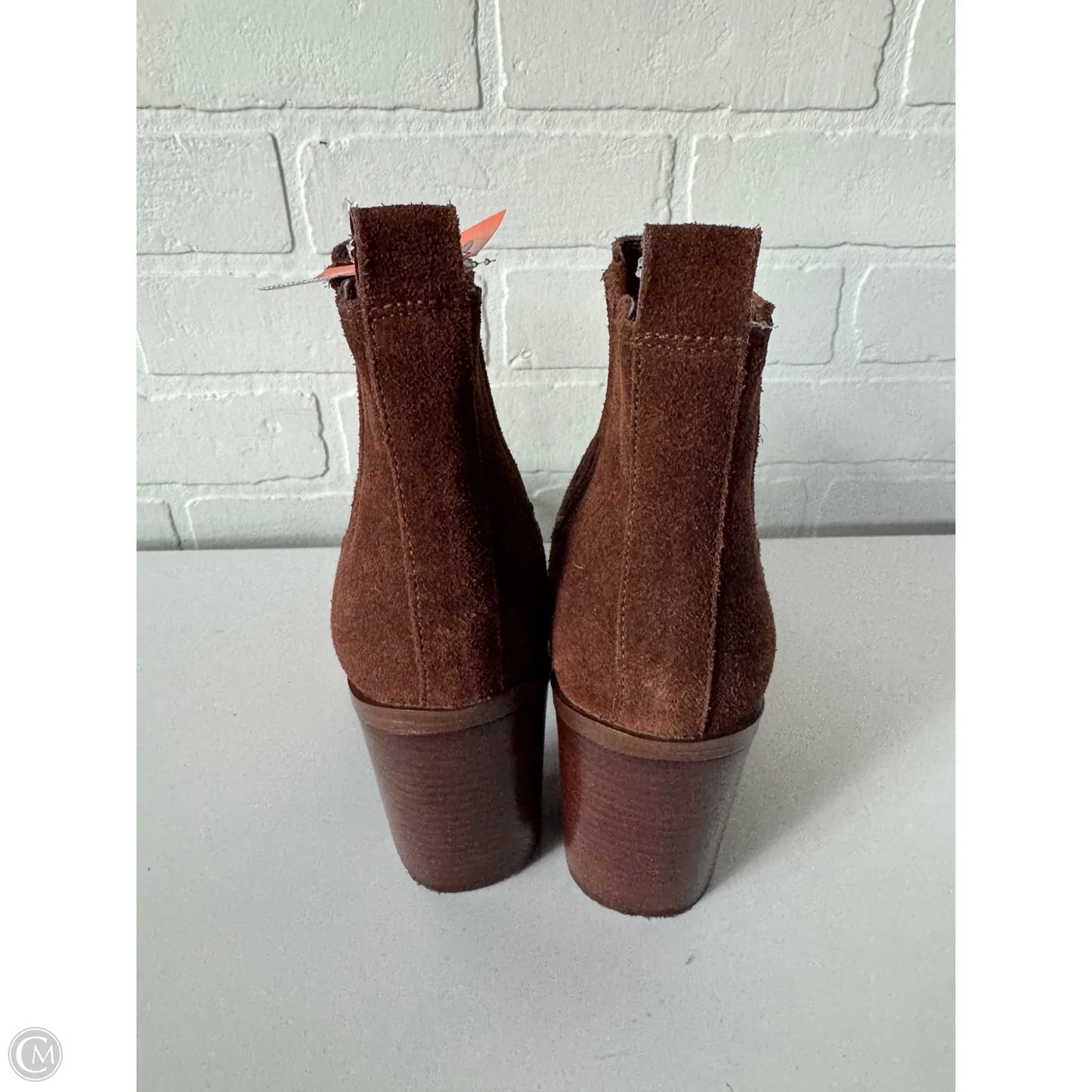 Boots Ankle Heels By Vince Camuto In Brown, Size: 8