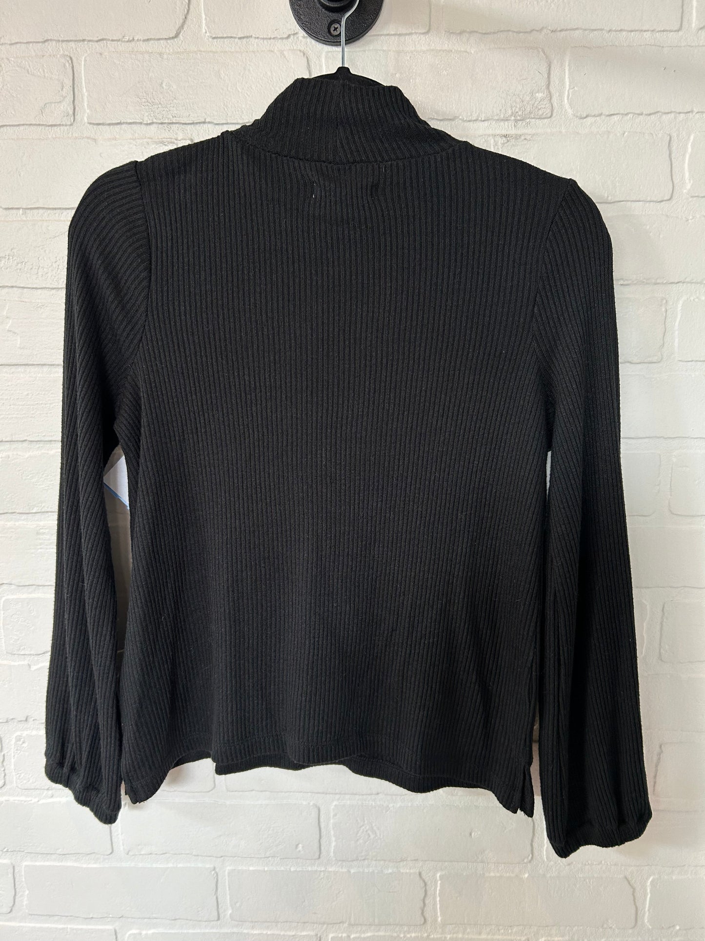 Black Top Long Sleeve Madewell, Size Xs