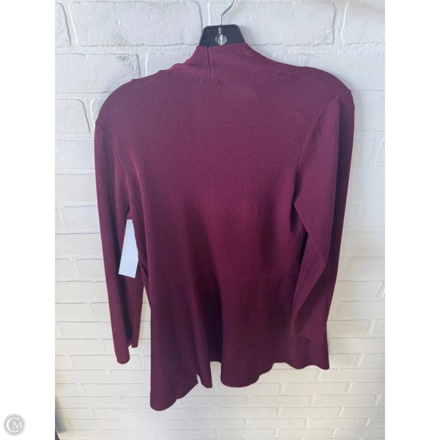 Sweater Cardigan By Anne Klein In Red, Size: M