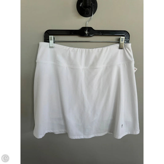 Athletic Skort By Fila In White, Size: 12