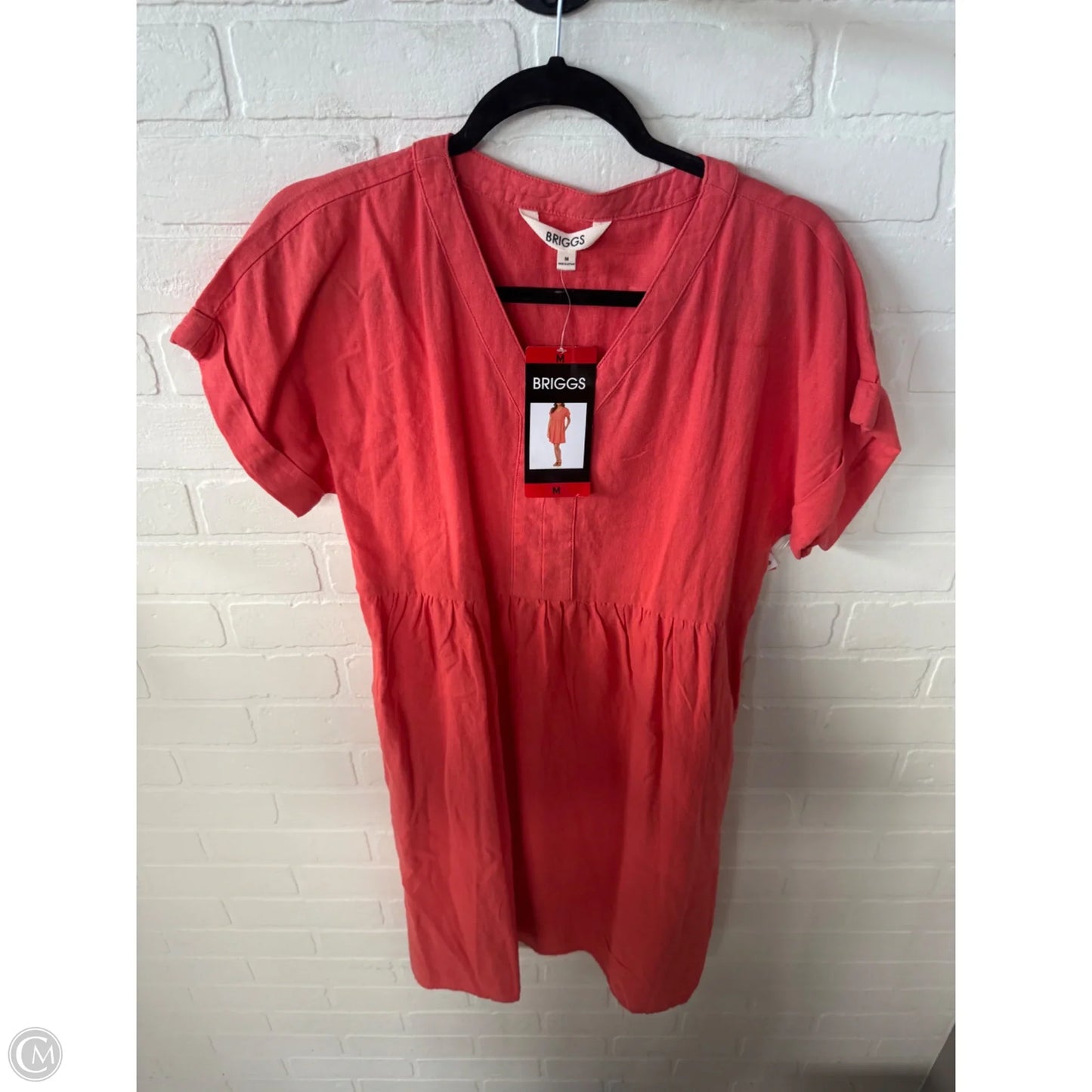 Dress Casual Short By Briggs In Orange, Size: M