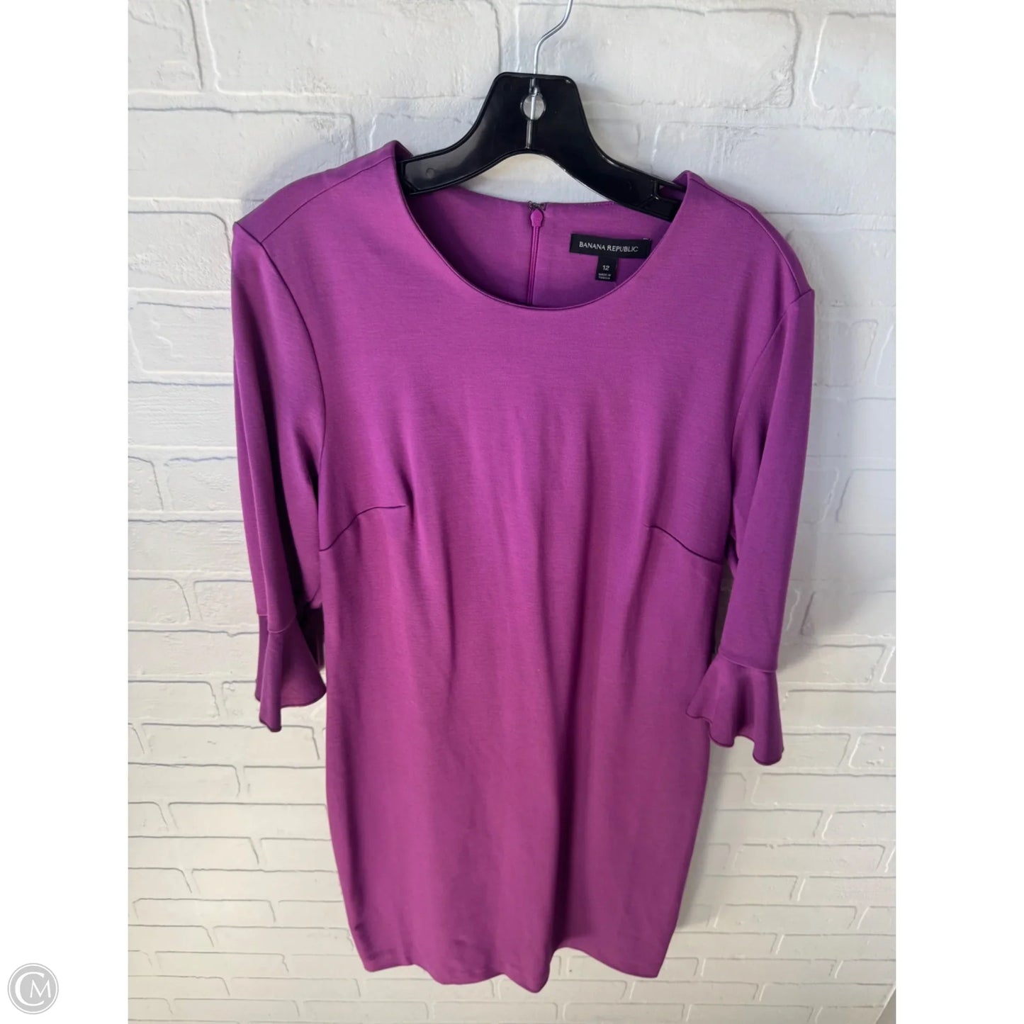 Dress Work By Banana Republic In Purple, Size: L