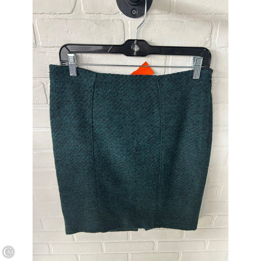 Skirt Mini & Short By Banana Republic In Black & Green, Size: 4