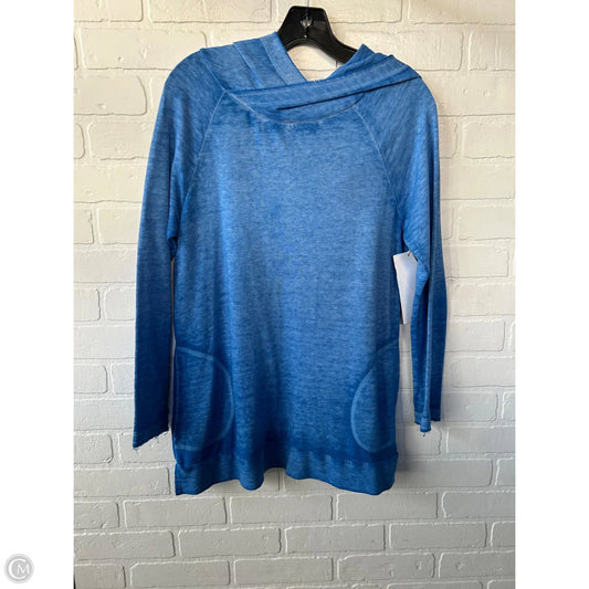 Sweatshirt Hoodie By Soft Surroundings In Blue, Size: Sp