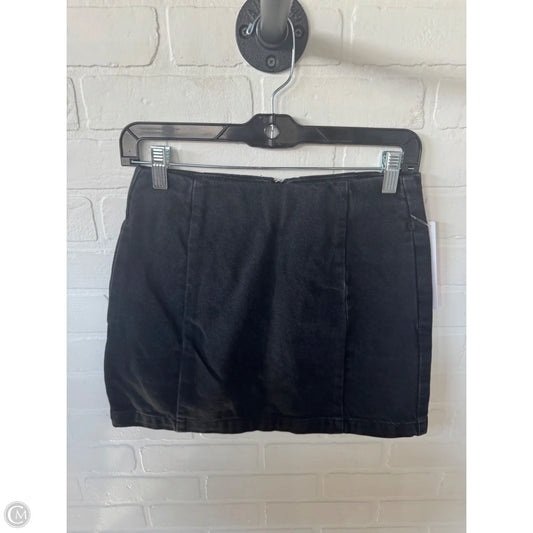 Skirt Mini & Short By Top Shop In Black, Size: 2