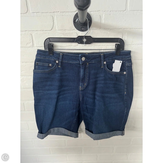 Shorts By Calvin Klein In Blue Denim, Size: 12