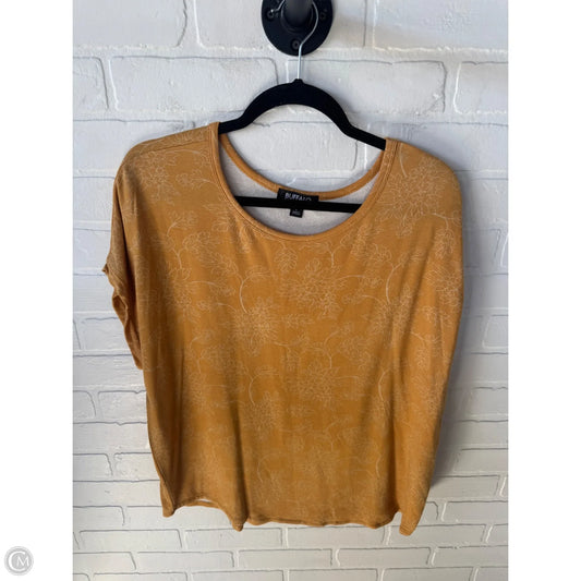 Top Short Sleeve Basic By Buffalo David Bitton In Yellow, Size: L