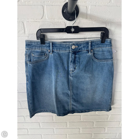 Skirt Mini & Short By Tommy Bahama In Blue Denim, Size: 12