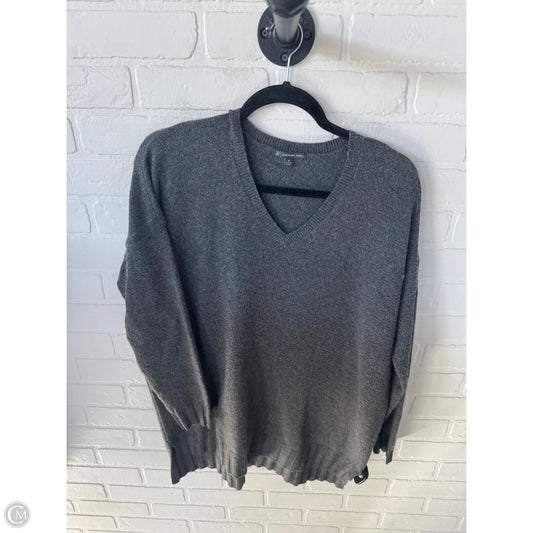 Sweater By Adrianna Papell In Grey, Size: M