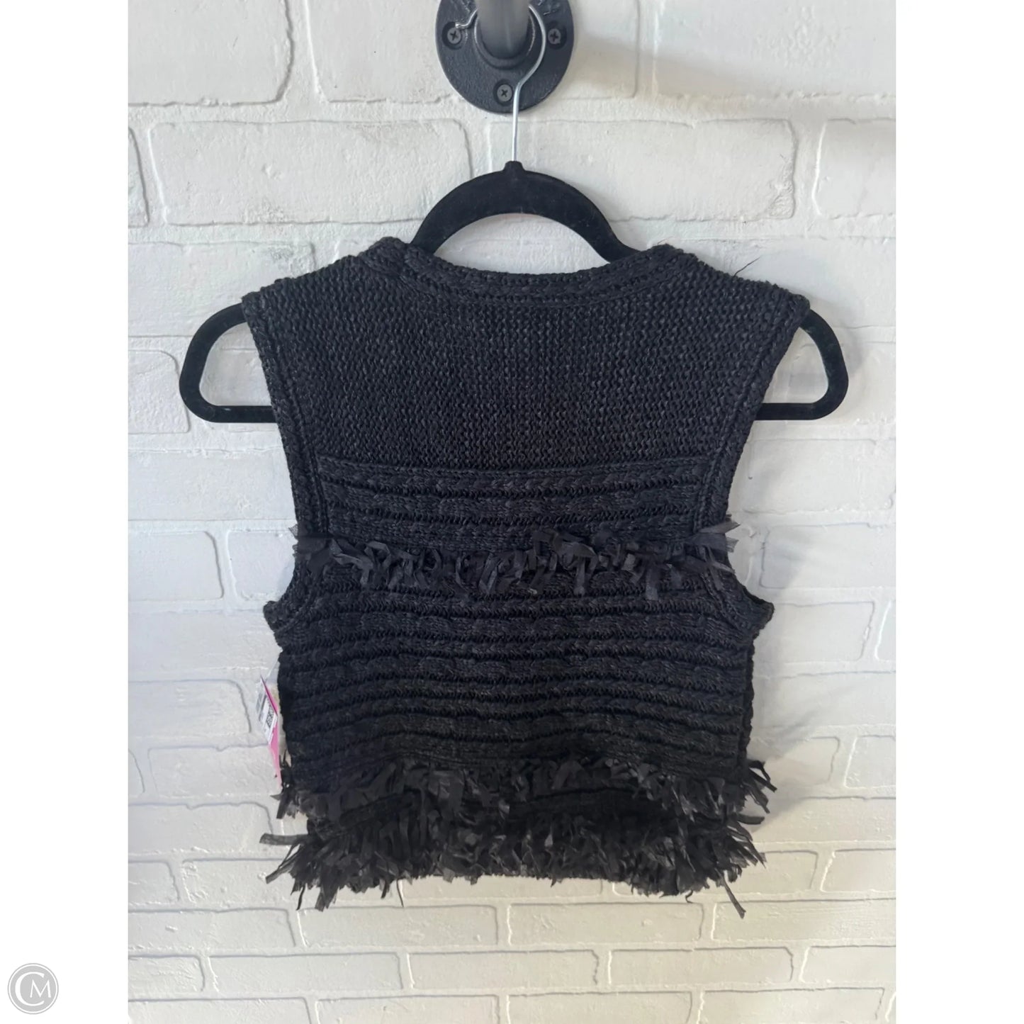 Vest Sweater By Club Monaco In Black, Size: M