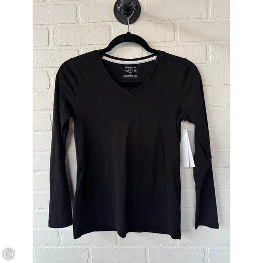 Top Long Sleeve Basic By Talbots In Black, Size: Sp