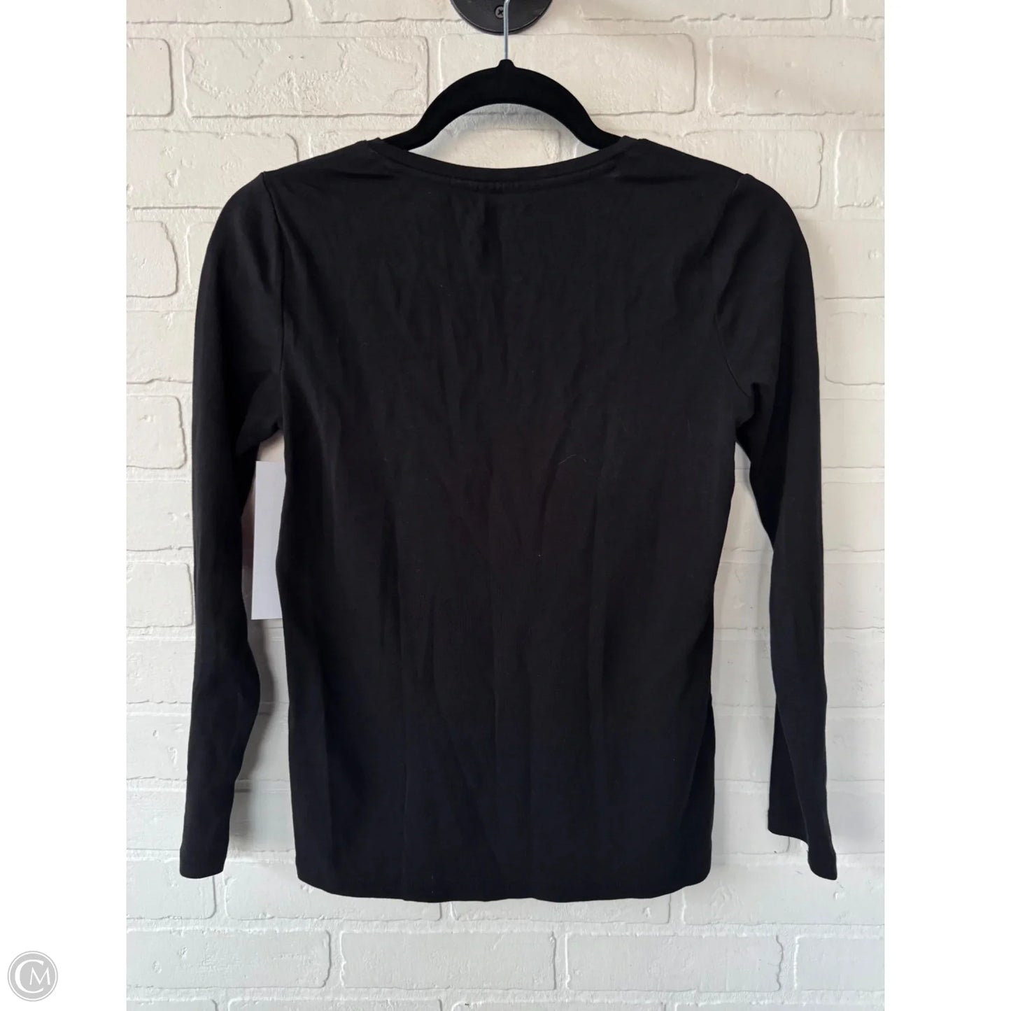 Top Long Sleeve Basic By Talbots In Black, Size: Sp