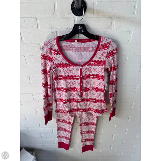 Pajamas 2pc By Victorias Secret In Pink & Red, Size: Xs
