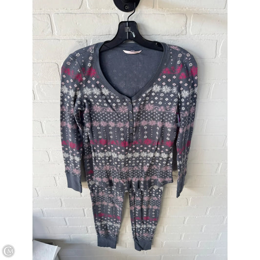 Pajamas 2pc By Victorias Secret In Grey & Pink, Size: Xs