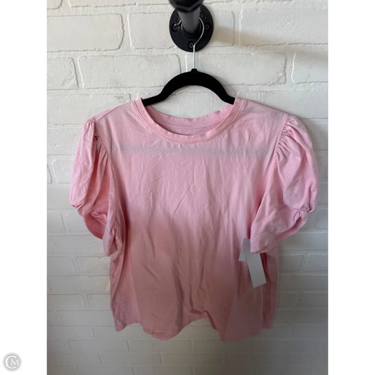 Top Short Sleeve By Anne Klein In Pink, Size: Xl
