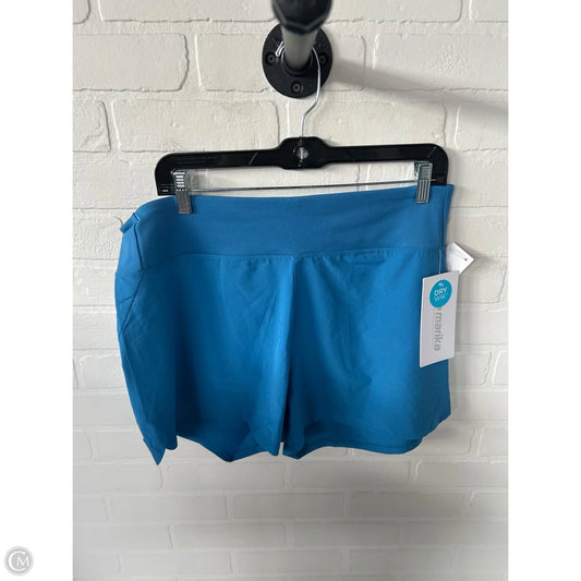 Athletic Shorts By Marika In Blue, Size: 12