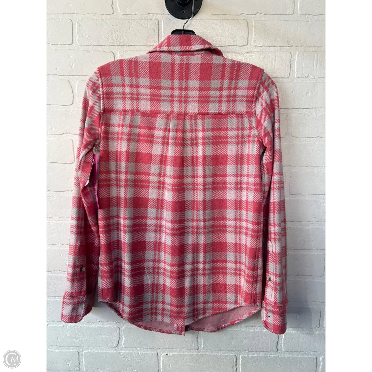 Top Long Sleeve By Faherty In Pink, Size: Xxs