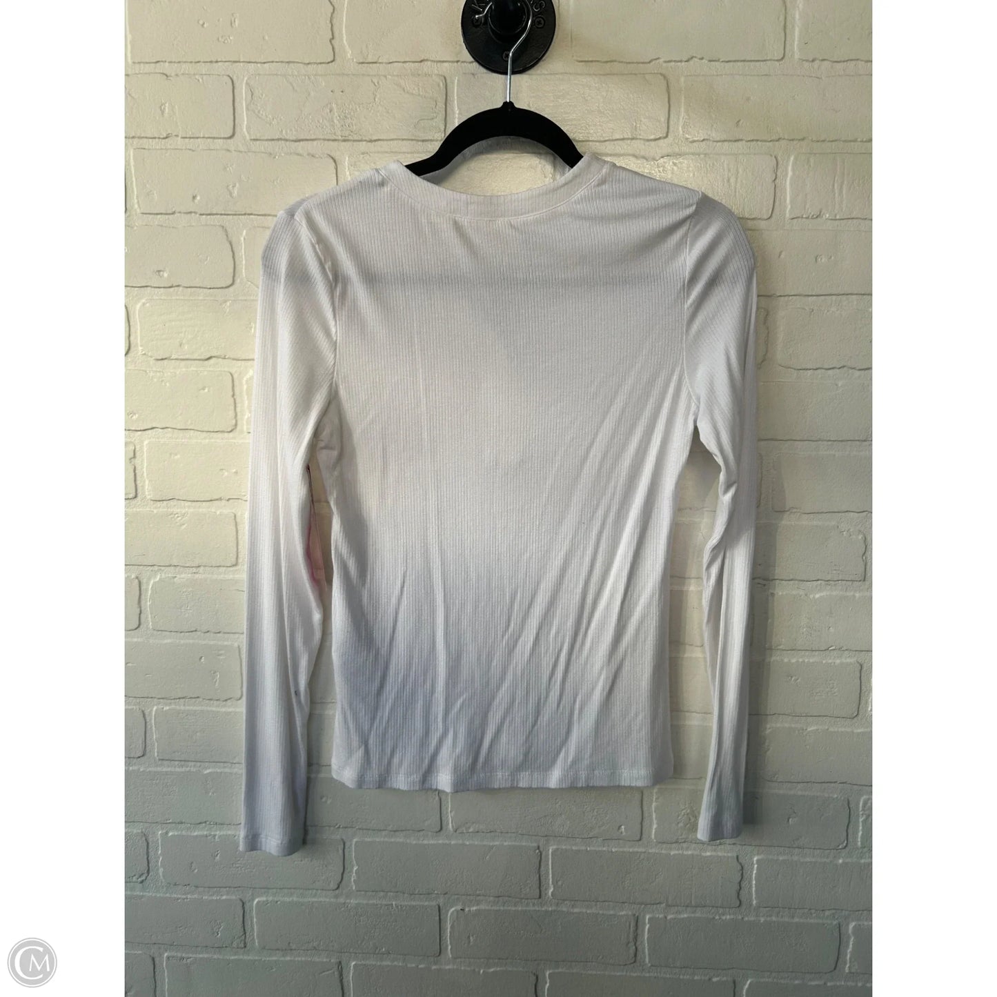 Top Long Sleeve Basic By Levis In White, Size: M