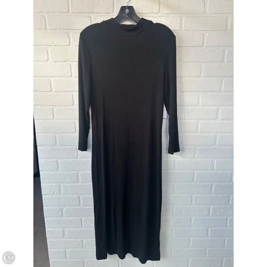 Dress Casual Midi By A New Day In Black, Size: M