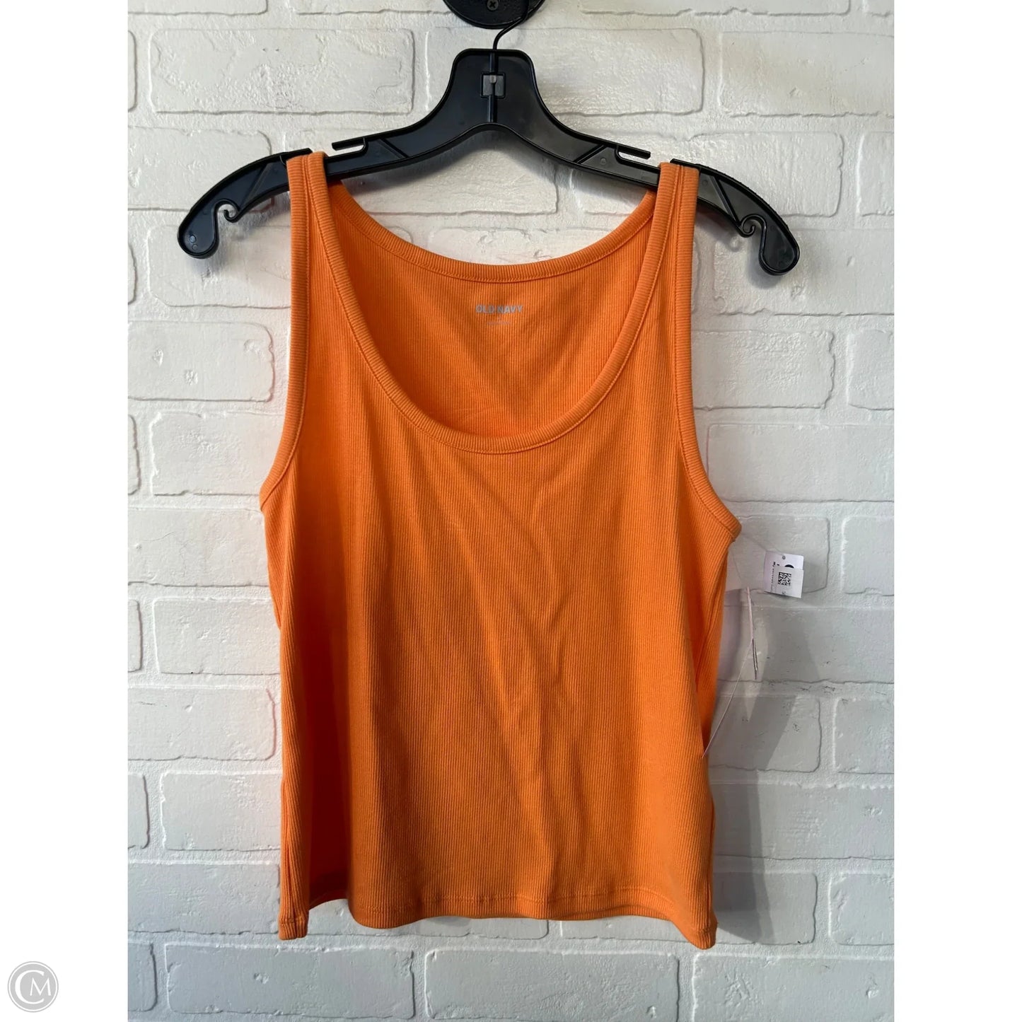 Top Sleeveless Basic By Old Navy In Orange, Size: L