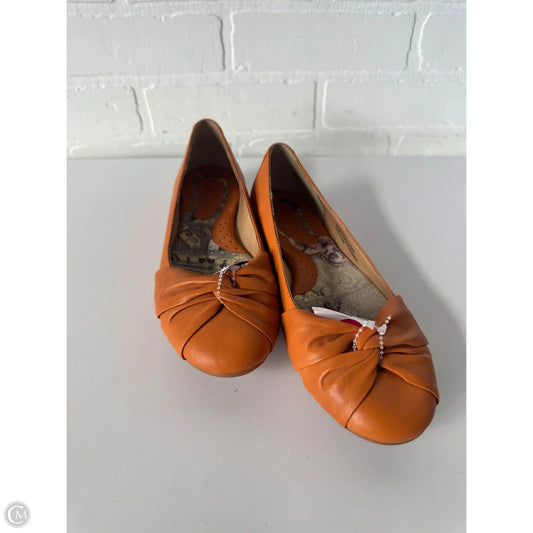 Shoes Flats By Born In Orange, Size: 7