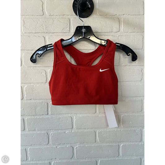 Athletic Bra By Nike In Orange, Size: Xs
