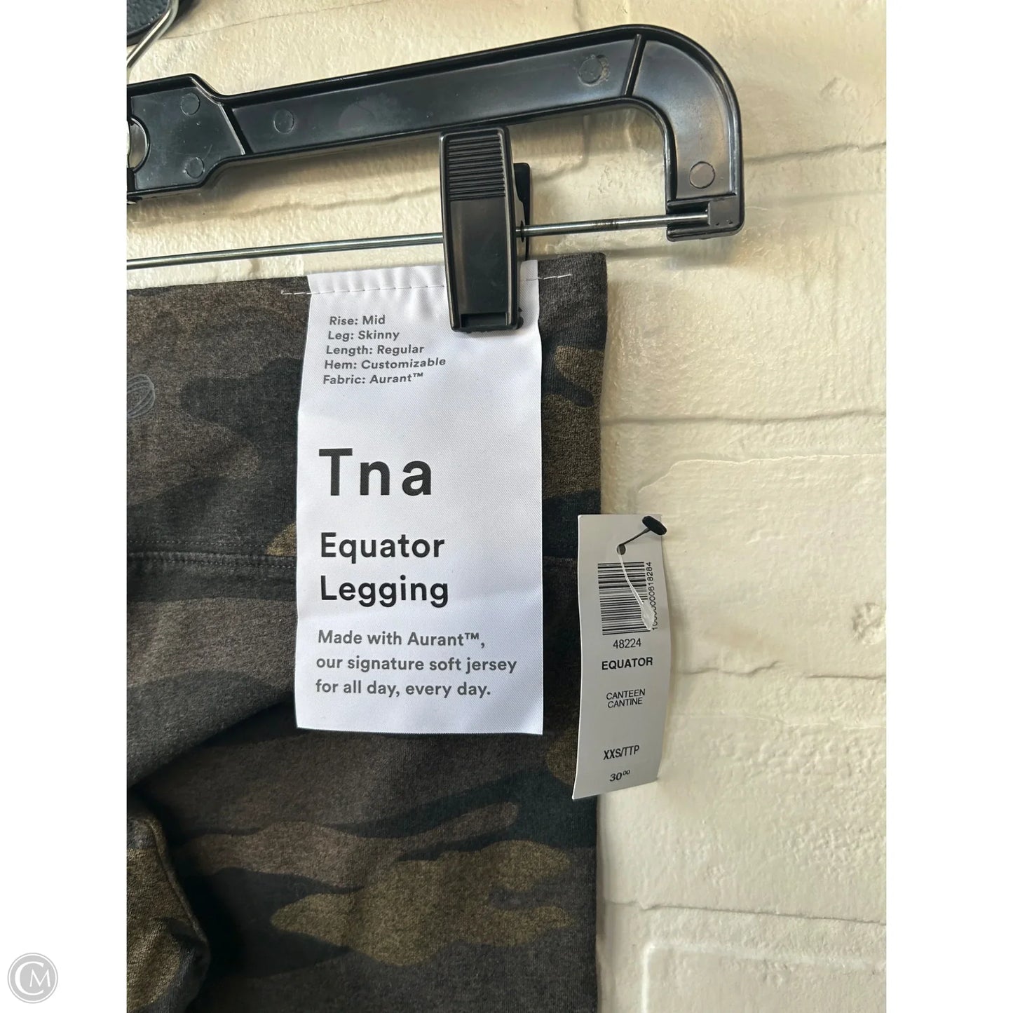 Athletic Leggings By Tna In Camouflage Print, Size: 0