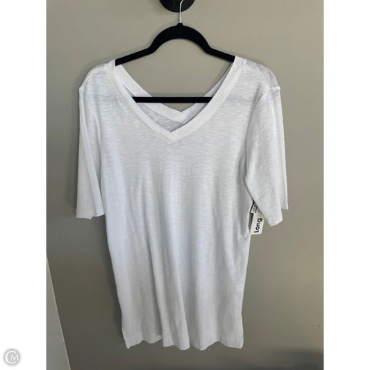 Tunic Short Sleeve By J. Jill In White, Size: M