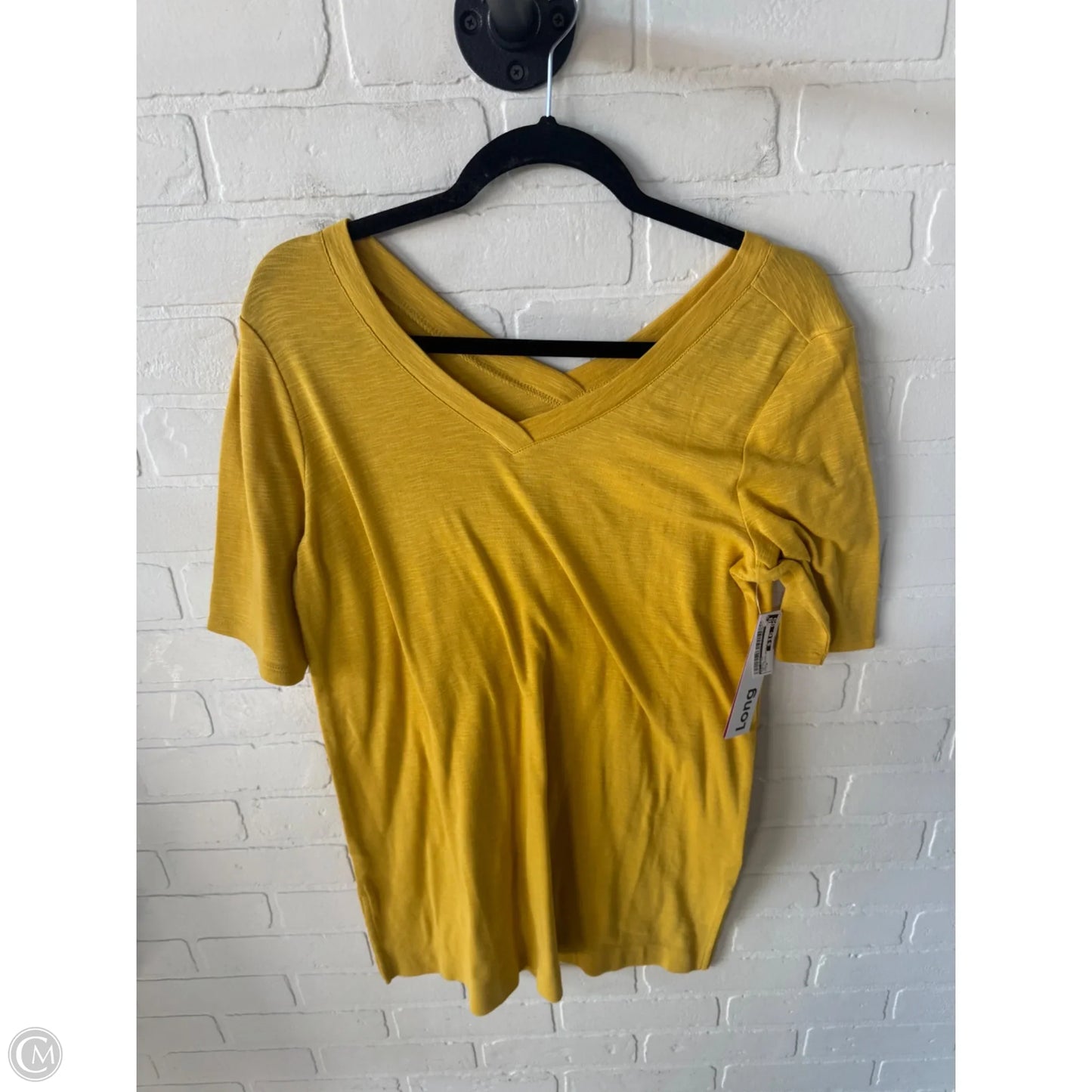 Tunic Short Sleeve By J. Jill In Yellow, Size: M