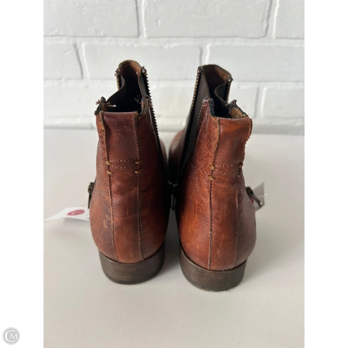 Boots Designer By Frye In Brown, Size: 8.5