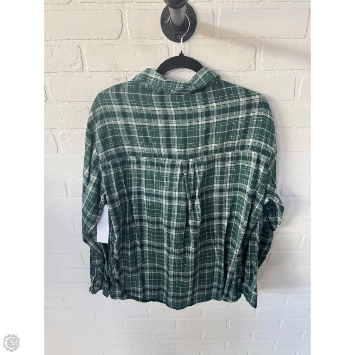 Top Long Sleeve By Cotton On In Green, Size: S