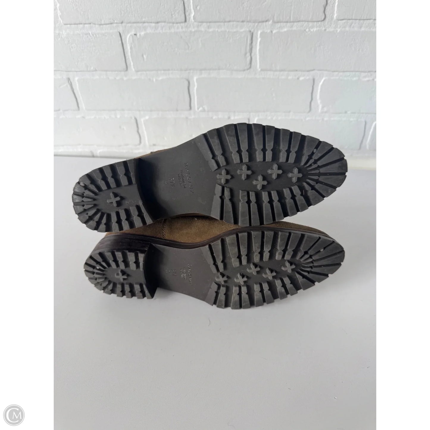 Boots Ankle Flats By Cma In Green, Size: 7.5