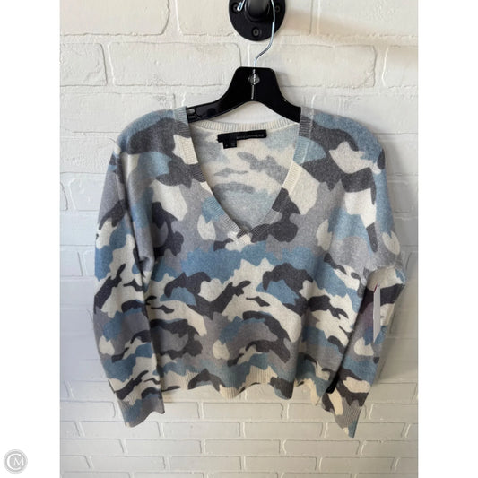 Sweater Cashmere By 360cashmere In Blue & Grey, Size: S