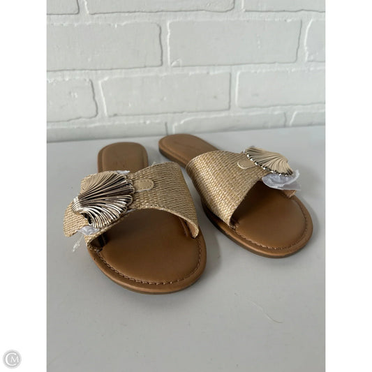 Sandals Flats By Universal Thread In Tan, Size: 6