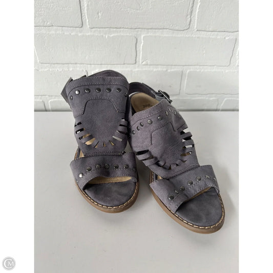 Sandals Heels Block By Sonoma In Grey, Size: 6