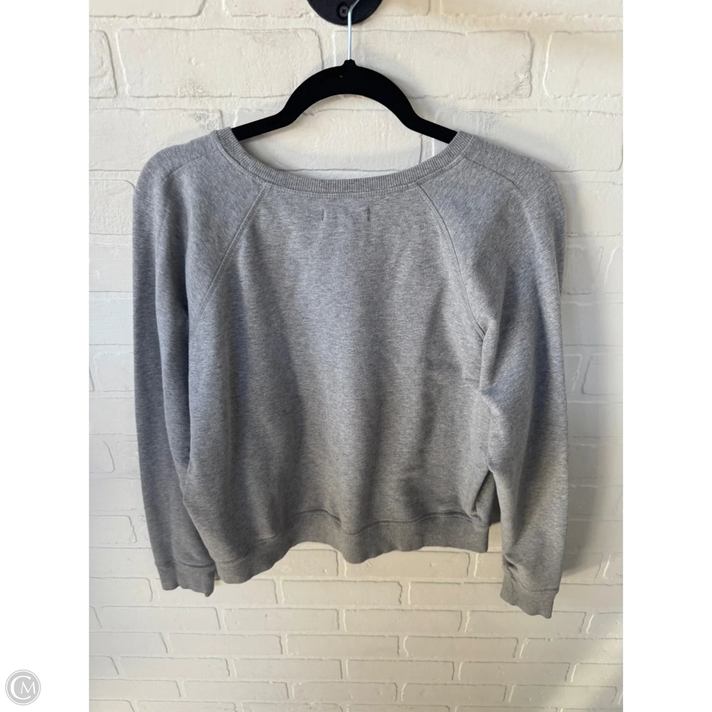 Sweatshirt Crewneck By Madewell In Grey, Size: L