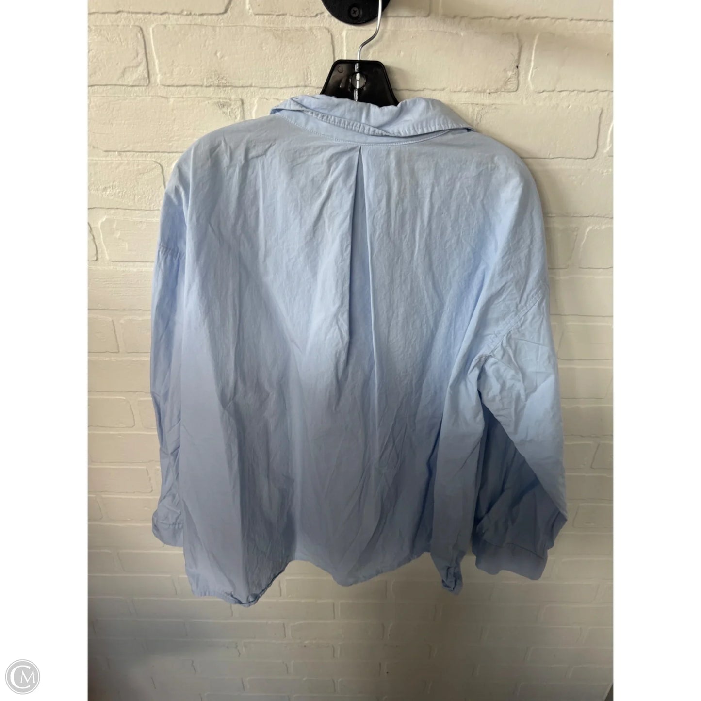 Top Long Sleeve By Clothes Mentor In Blue, Size: Xl
