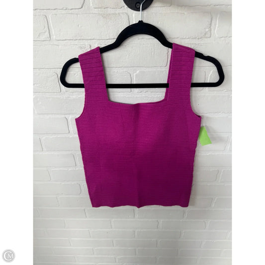 Vest Sweater By Cme In Pink, Size: L