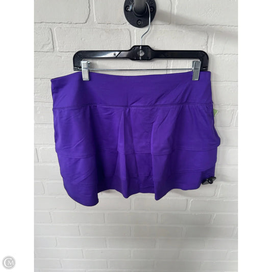 Athletic Skort By Athleta In Purple, Size: 16
