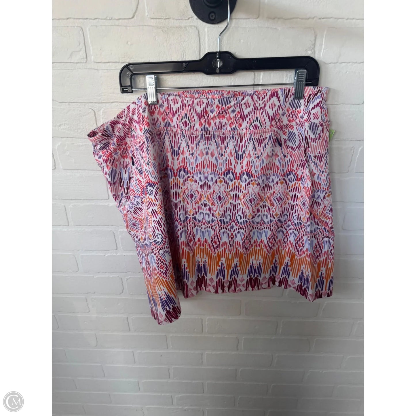 Athletic Skort By Title Nine In Orange & Purple, Size: 16